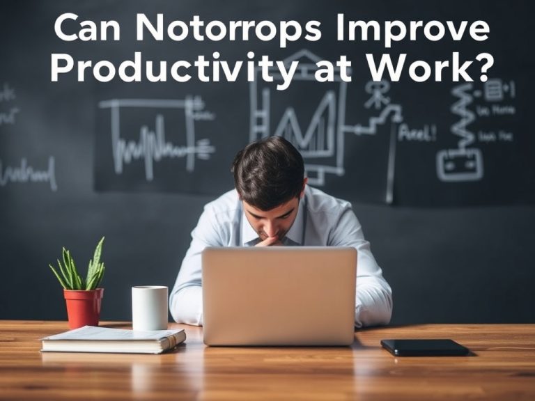 Can Nootropics Improve Productivity at Work?