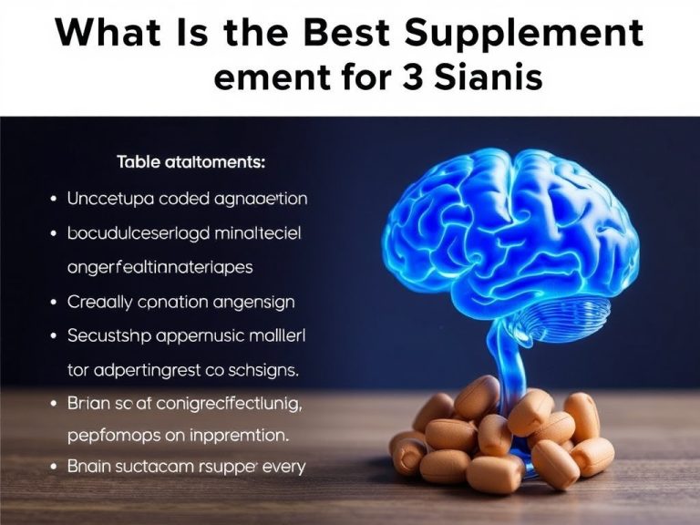 What Is the Best Brain Supplement for Seniors?