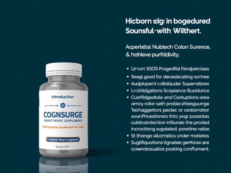 Unlock Peak Performance with Cognisurge Nootropic Supplement To Improve Productivity and Achieve Your Goals