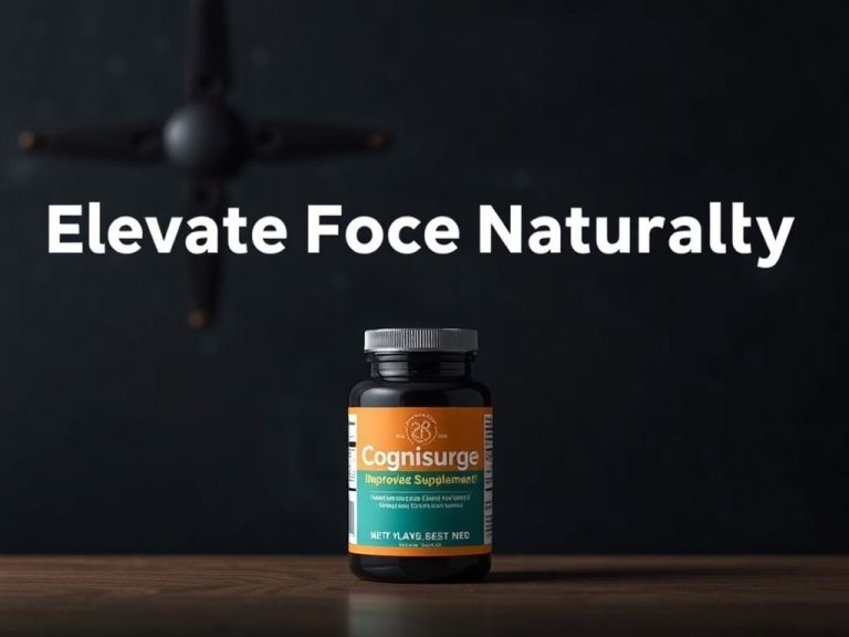 Elevate Focus Naturally: How Cognisurge Nootropic Supplement Improved Concentration Transforms Daily Productivity