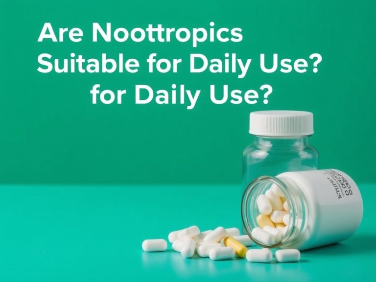 Are Nootropics Suitable for Daily Use?