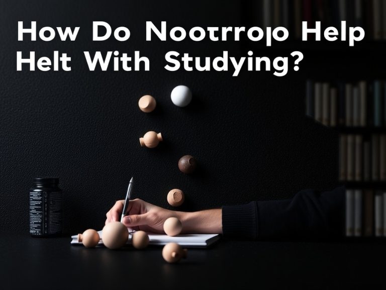 How Do Nootropics Help With Studying?
