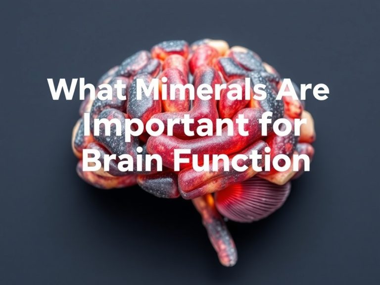 What Minerals Are Important for Brain Function?