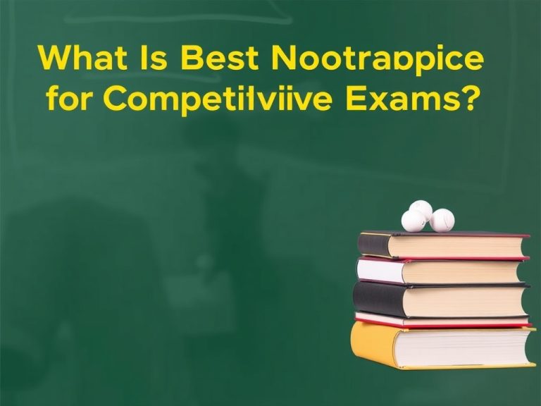 What Is the Best Nootropic for Competitive Exams?
