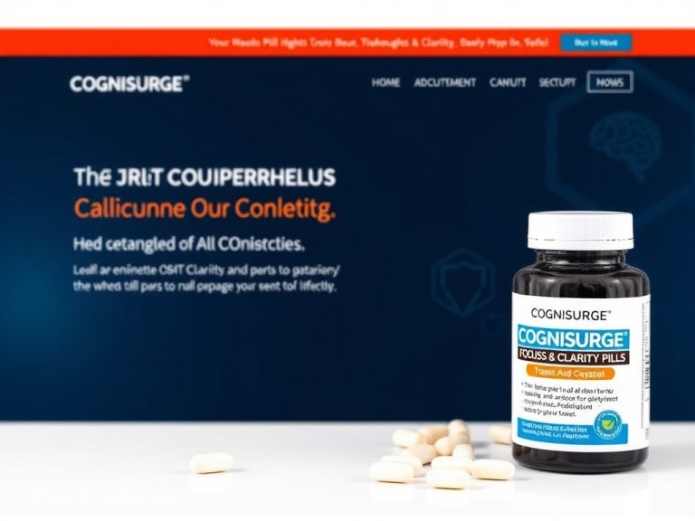 Experience Peak Mental Clarity and Focus Today with the Official Cognisurge Focus And Clarity Pills Website