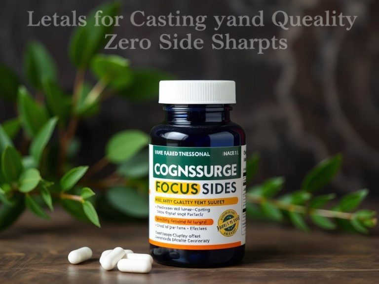 Experience Safe Brain Boosting with Cognisurge Focus And Clarity Pills Zero Side Effects for Lasting Mental Sharpness