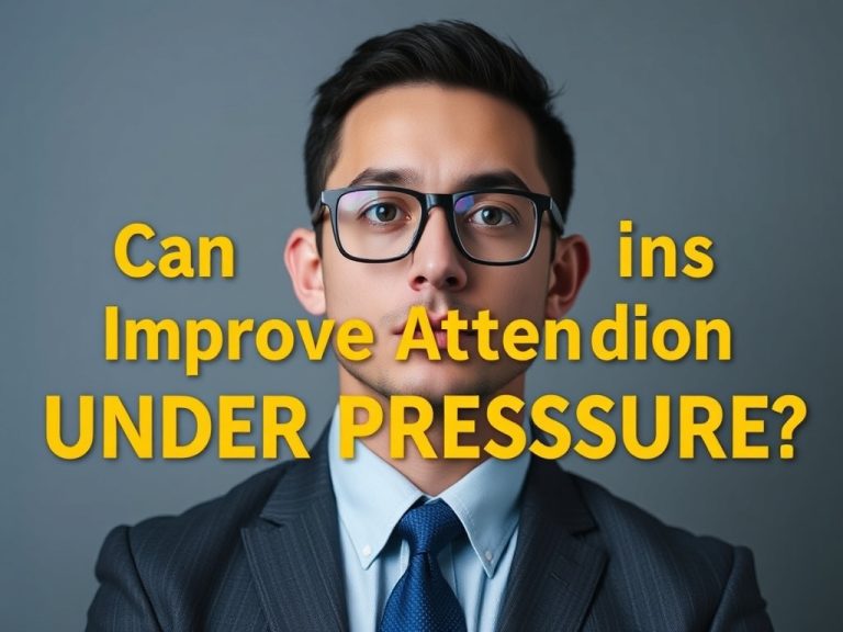 Can Nootropics Improve Attention Under Pressure?