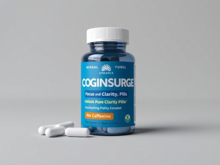 Cognisurge Focus And Clarity Pills No Caffeine: Unlock Pure Mental Sharpness Without Jitters