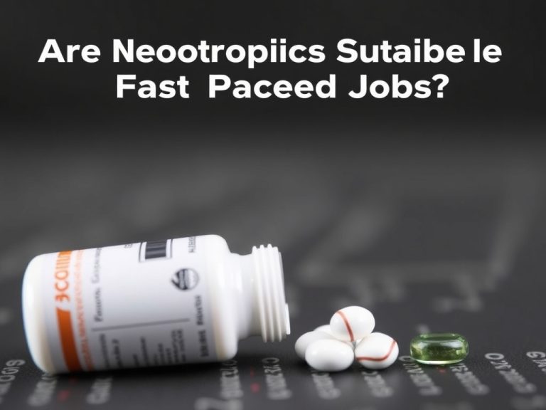 Are Nootropics Suitable for Fast Paced Jobs?