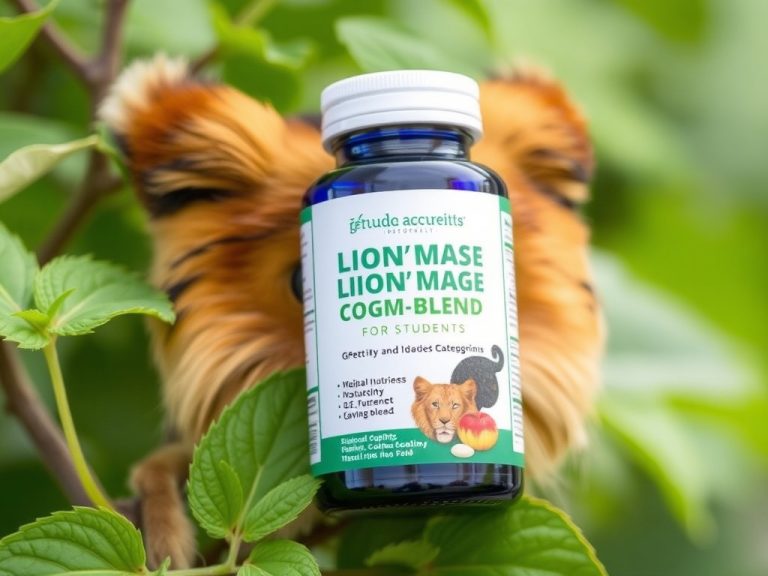 Boost Academic Performance Naturally with the Lion’s Mane And Bacopa Cognitive Blend For Students