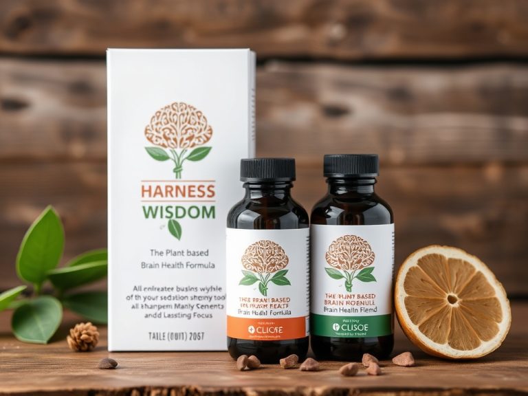 Harness Natural Wisdom: The Plant Based Brain Health Formula All Natural Blend for Sharper Minds and Lasting Focus