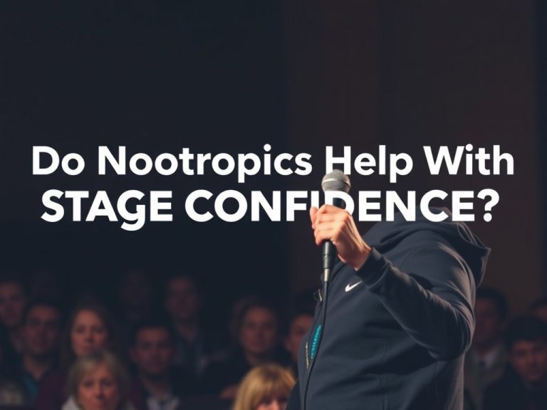 Do Nootropics Help With Stage Confidence?