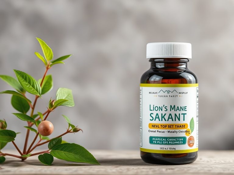 Transform Your Mind Naturally: Unlock Focus and Memory with the Lion’s Mane And Bacopa Cognitive Blend Plant Based