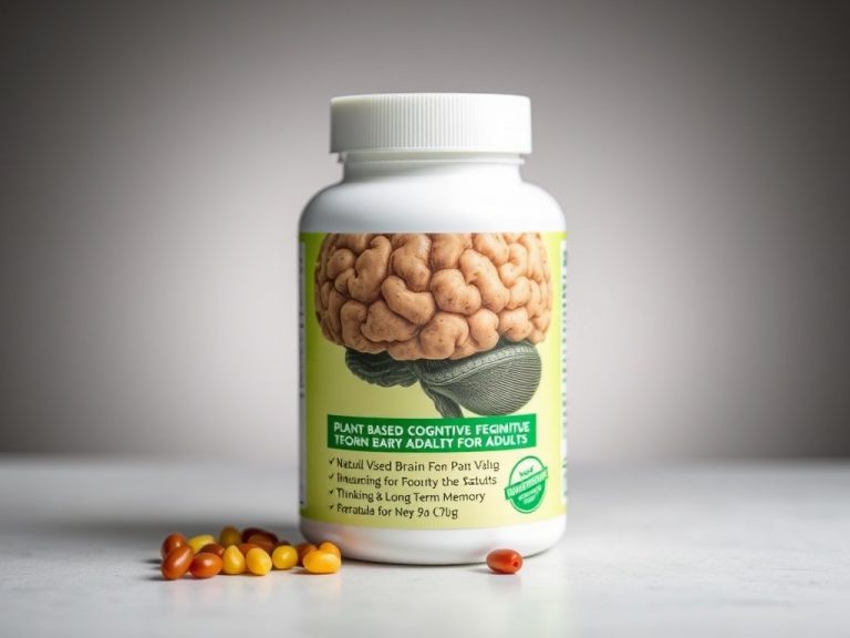 Unlock Enhanced Cognitive Vitality with the Plant Based Brain Health Formula For Adults: Natural Solutions for Sharp Thinking and Long-Term Memory