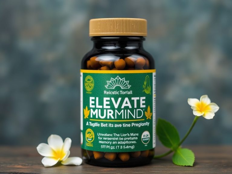 Elevate Your Mind Naturally: The Benefits of Lion’s Mane And Bacopa Cognitive Blend With Adaptogens for Focus, Memory, and Resilience
