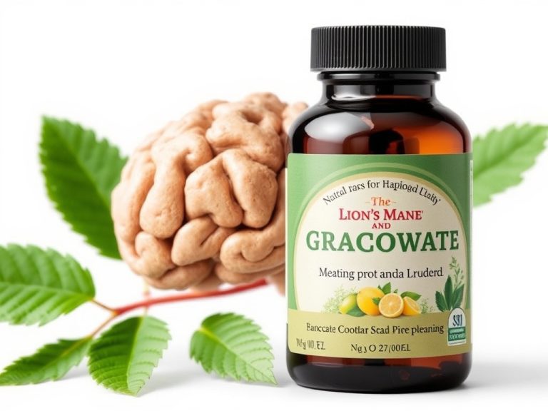 Enhance Your Brainpower Naturally with the Lion’s Mane And Bacopa Cognitive Blend for Lasting Clarity