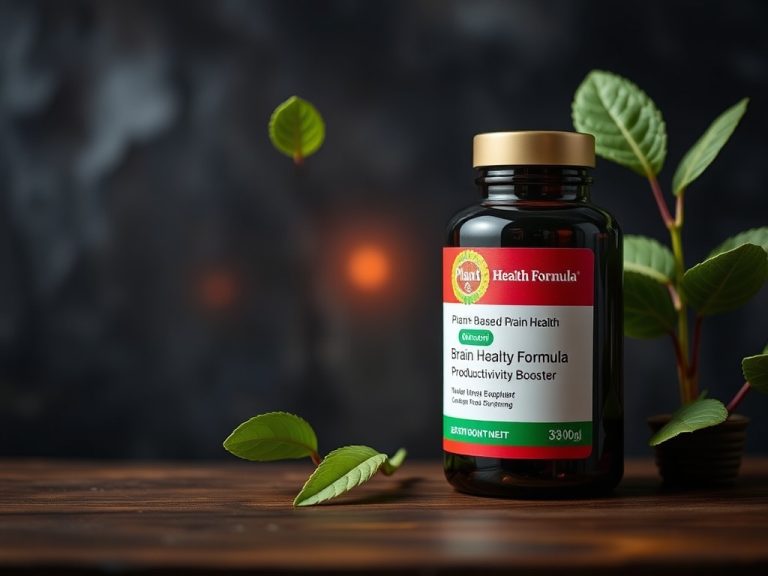 Elevate Your Productivity Naturally with the Plant Based Brain Health Formula Productivity Booster: Experience Sharper Focus and Mental Clarity