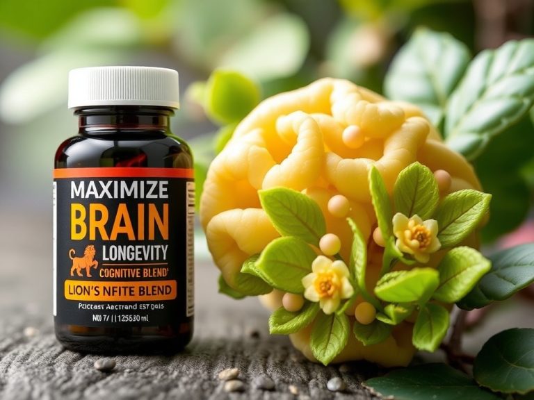 Maximize Brain Longevity: The Surprising Long-Term Benefits of Lion’s Mane And Bacopa Cognitive Blend