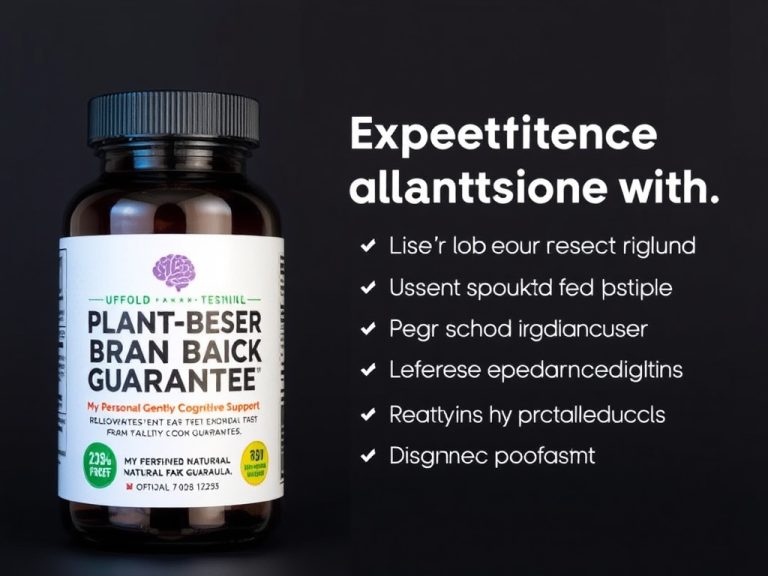 Experience Confidence with the Plant Based Brain Health Formula Money Back Guarantee—Achieve Natural Cognitive Support Risk-Free