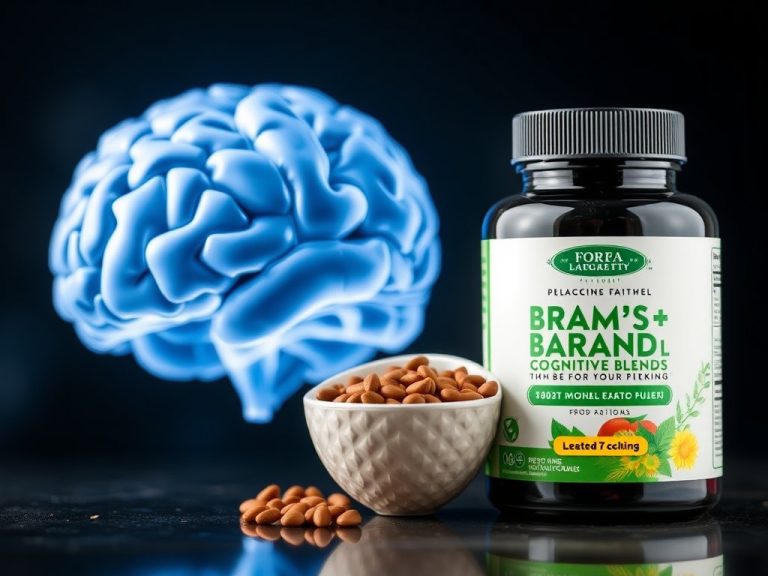 Boost Brain Power Naturally with Lion’s Mane And Bacopa Cognitive Blend Without Caffeine for Clearer Thinking