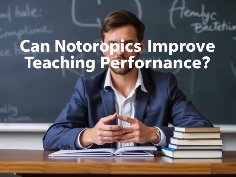 Can Nootropics Improve Teaching Performance?