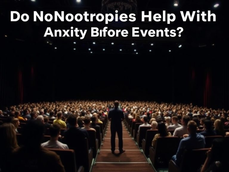 Do Nootropics Help With Anxiety Before Events?