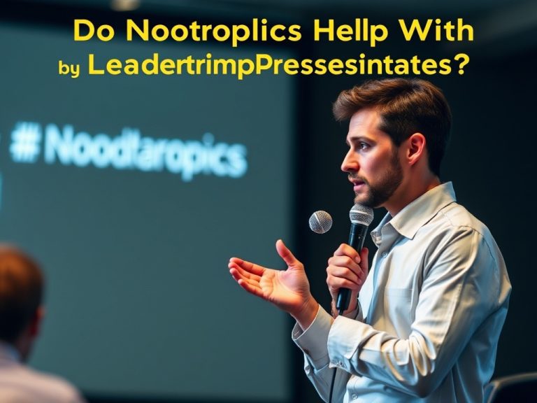 Do Nootropics Help With Leadership Presentations?