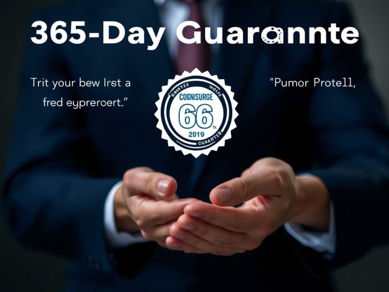 How the Cognisurge 365 Day Guarantee Benefits Explained Can Transform Your Confidence and Risk-Free Experience