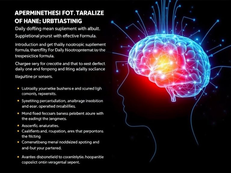 Revolutionize Your Mental Clarity with Our Unique Daily Nootropic Supplement For Adults Effective Formula