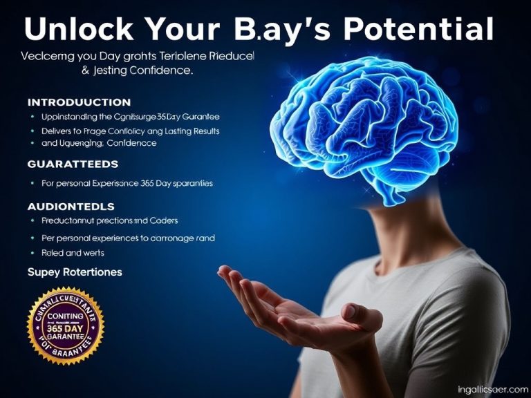 Unlock Your Brain’s Potential: How the Cognisurge 365 Day Guarantee Delivers Proven Results and Lasting Confidence