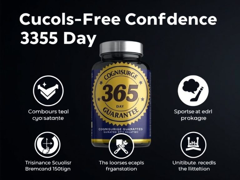 Unlock Stress-Free Confidence with the Exclusive Cognisurge 365 Day Guarantee for Seamless Long-Term Brain Support
