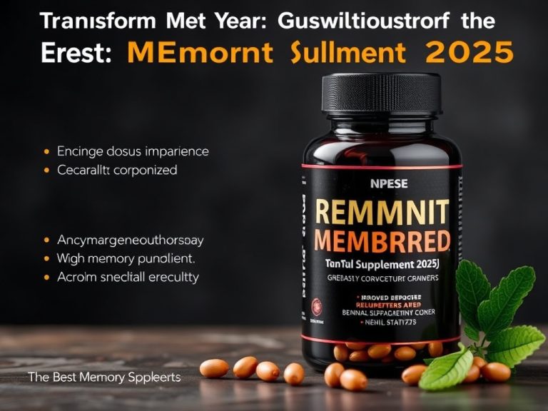 Transform Your Focus with the Best Memory Supplement 2025: Unlock Peak Mental Performance Naturally