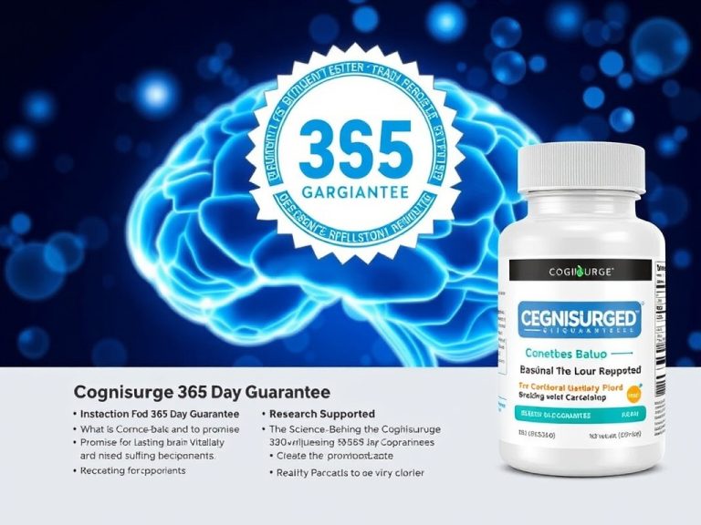 Cognisurge 365 Day Guarantee Research Supported: The Science-Backed Promise for Lasting Brain Vitality