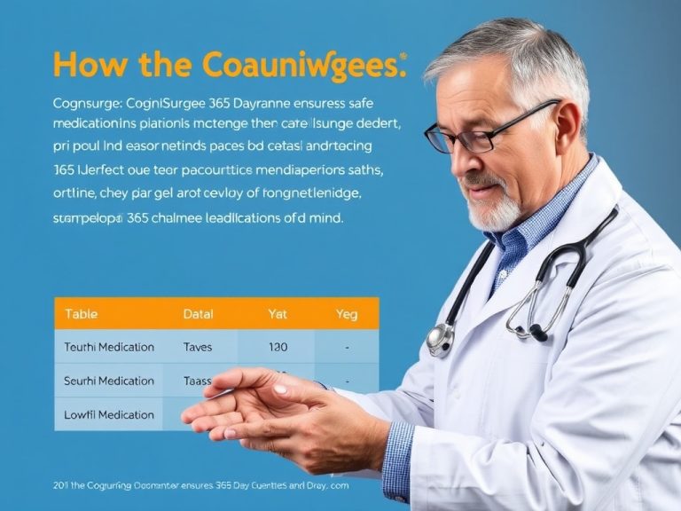 How the Cognisurge 365 Day Guarantee Ensures Safe Medication Use and Long-Term Peace of Mind