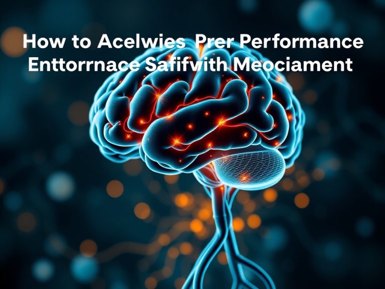 How to Achieve Cognitive Performance Enhancement Safe With Medications: Proven Methods for Brain Optimization and Well-Being