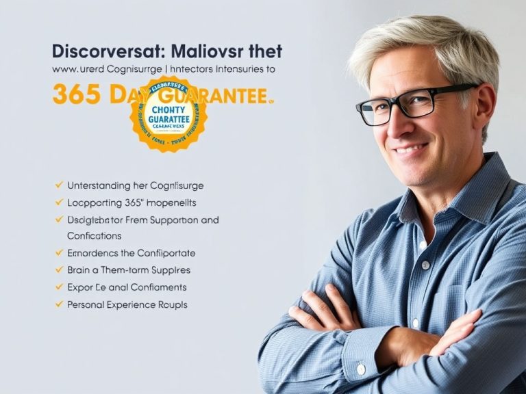 Discover the Power of Cognisurge 365 Day Guarantee Expert Testimonials: Real Insights into Long-Term Brain Support and Confidence