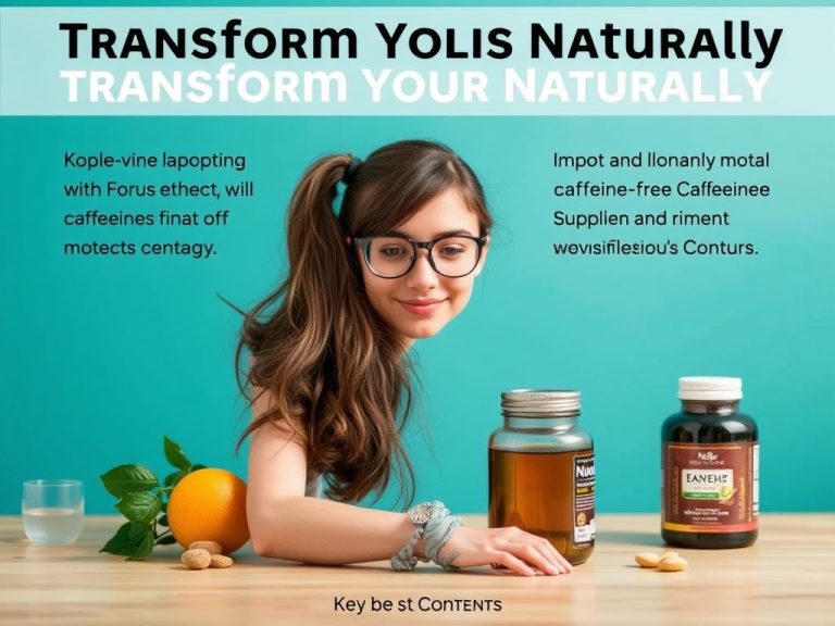 Transform Your Focus Naturally: A Holistic Approach with Caffeine-Free Supplements for Lasting Mental Clarity