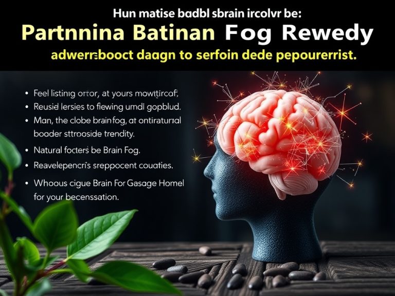 Discover the Power of the Natural Brain Fog Remedy Cognitive Booster to Reclaim Focus and Mental Clarity Effortlessly