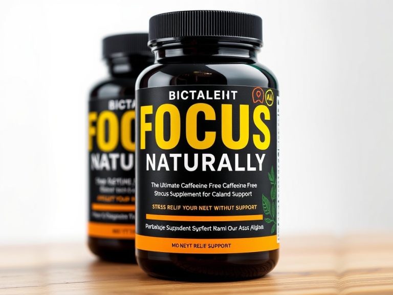 Transform Your Focus Naturally: The Ultimate Caffeine-Free Stress Relief Support Supplement for Calm, Clear Mindset