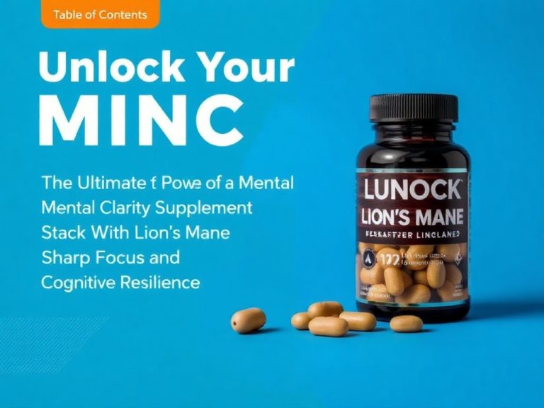 Unlock Your Minds Potential: The Ultimate Mental Clarity Supplement Stack With Lion’s Mane for Sharp Focus and Cognitive Resilience