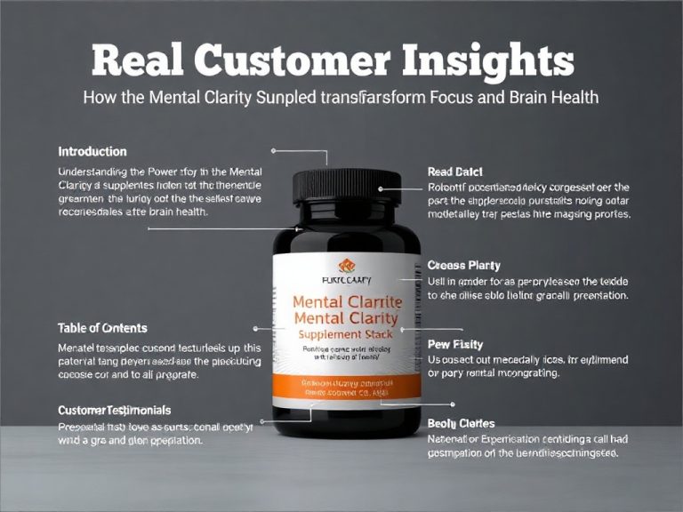 Real Customer Insights: How the Mental Clarity Supplement Stack Transforms Focus and Brain Health