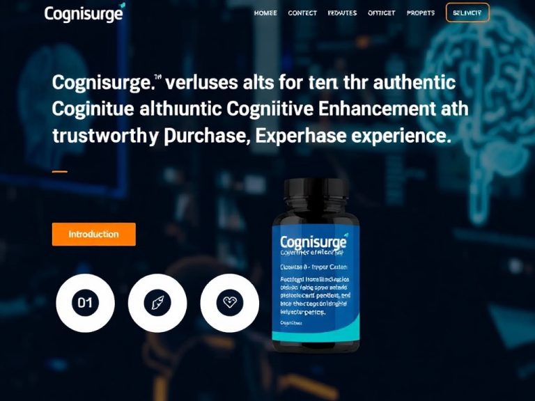 Cognisurge Official Site Verified: The Ultimate Solution for Authentic Cognitive Enhancement and Trustworthy Purchase Experience