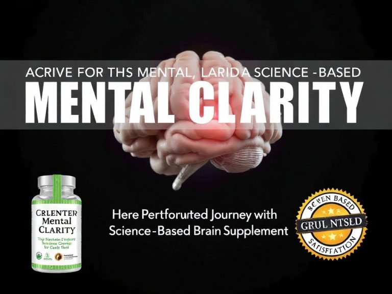 Achieve Lasting Mental Clarity with a Science Based Brain Supplement Guaranteed Satisfaction