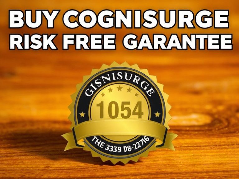 Buy Cognisurge Risk Free Guarantee: Secure Your Mental Edge with Confidence and No Worries
