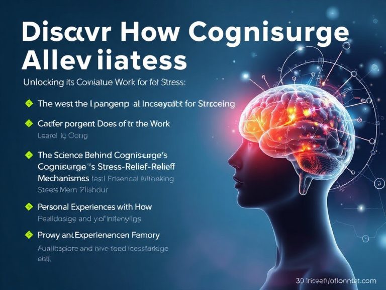 Discover How Cognisurge Alleviates Stress: Unlocking Its Unique Mechanisms for a Calmer Mind