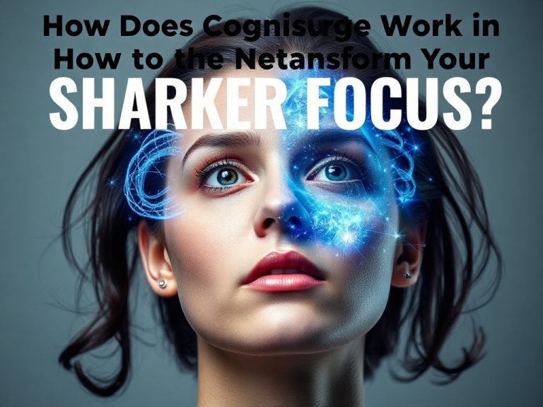 Unlock the Secret to Sharper Focus: How Does Cognisurge Work to Transform Your Mental Clarity Naturally