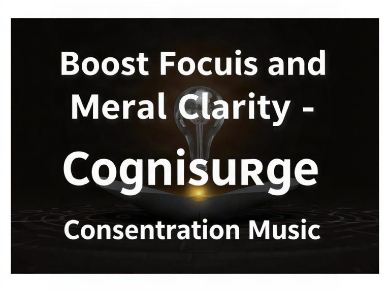 Boost Focus and Mental Clarity Naturally with Cognisurge For Study And Work Concentration Music